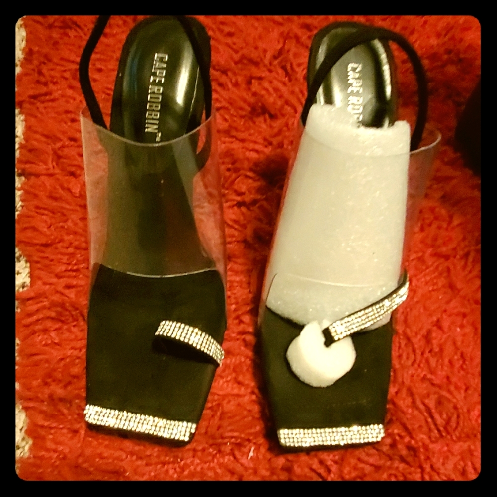 Cape Robbin Bling Lucite Heels